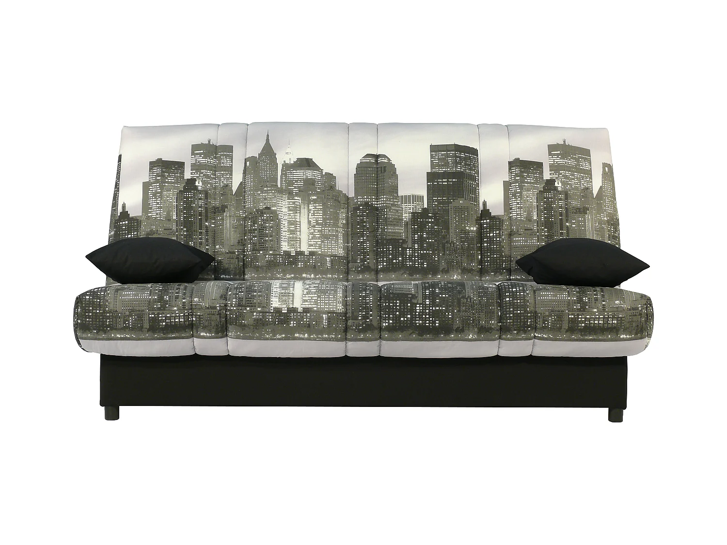 Clic Clac imprimé Manhattan 130x190 matelas 11cm