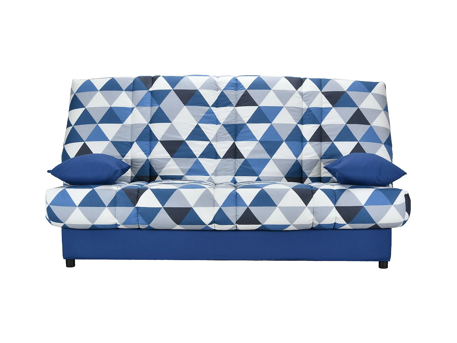 Clic Clac imprimé Arlequin bleu 130x190 matelas 11cm