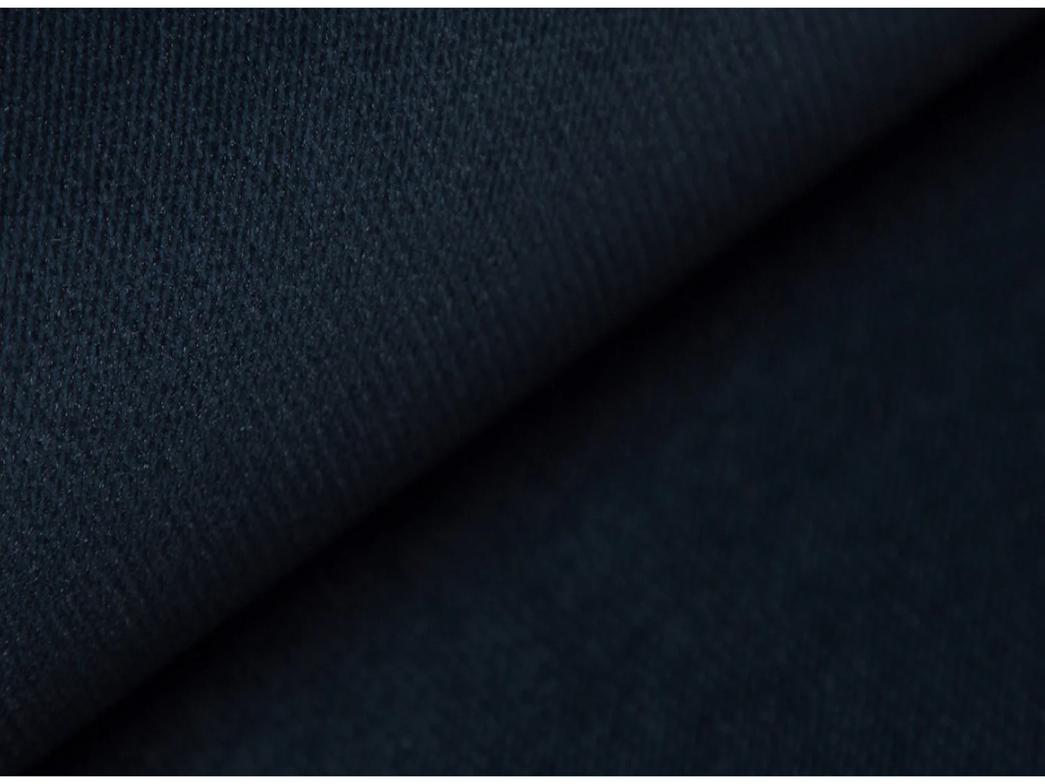 Canapé angle droit convertible tissu doux gris clair et bleu foncé James 245cm