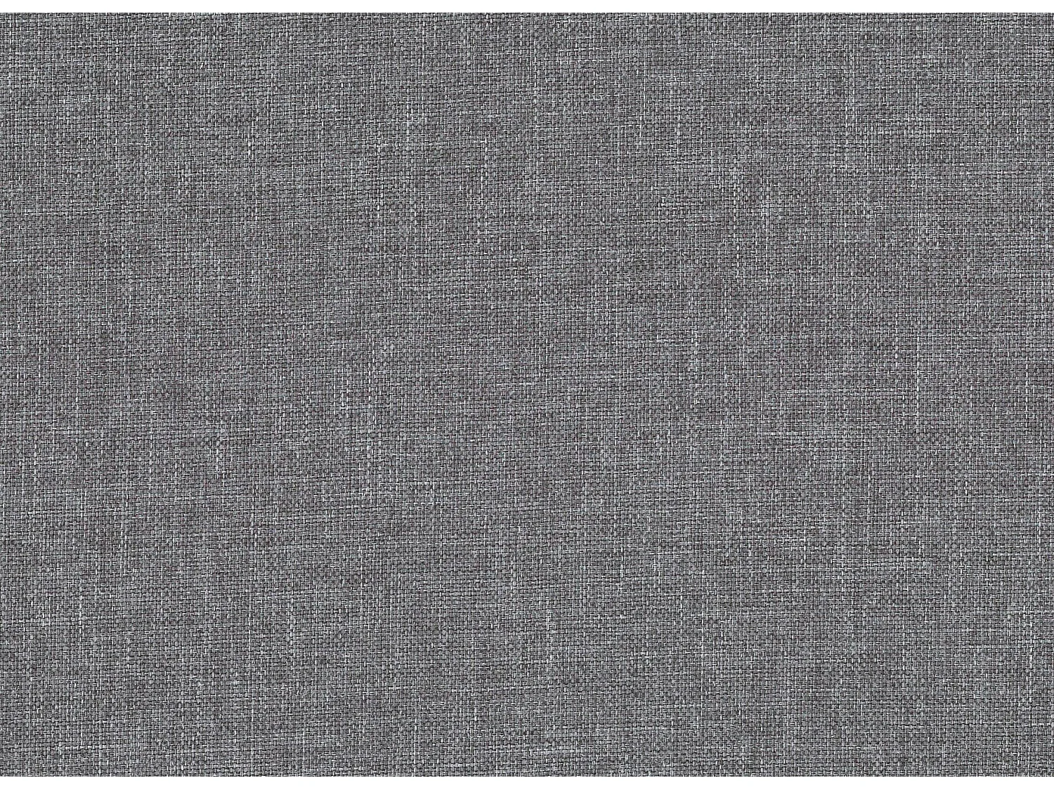 Canapé convertible gauche droit tissu gris clair et simili noir Pika 260cm