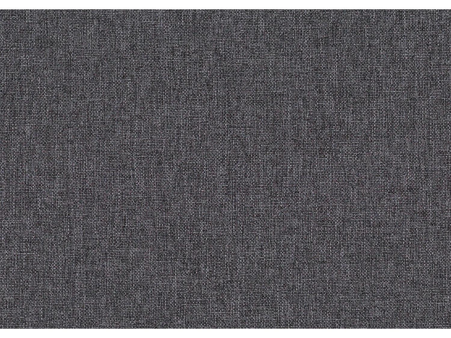 Canapé angle droit convertible simili noir et tissu gris foncé Kapitona 270cm