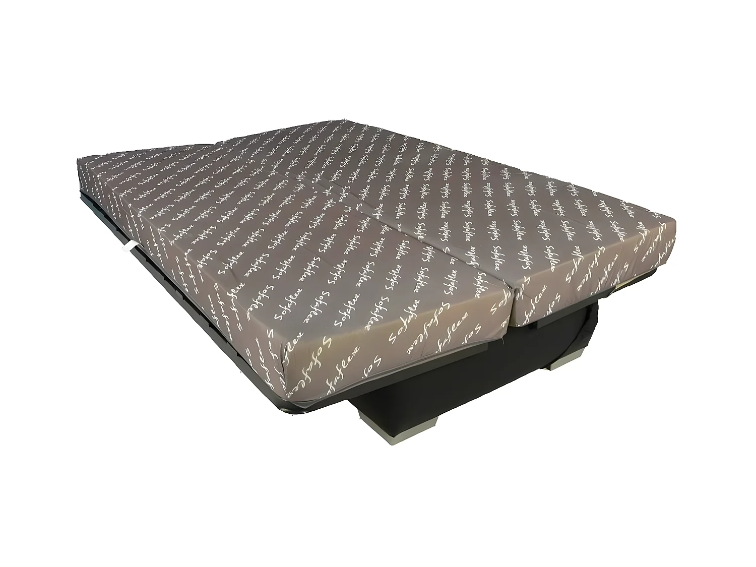 Clic Clac 130x190 matelas Sofaflex 11cm Gaby 193cm-Couleur Bleu marine