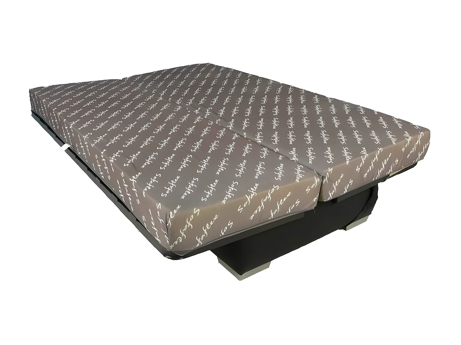 Clic Clac 130x190 matelas Sofaflex 11cm Gaby 193cm-Couleur Bleu marine