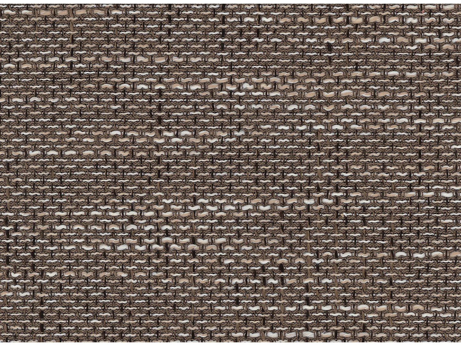 Canapé convertible angle droit simili cuir beige et tissu beige clair chiné Polky 272cm