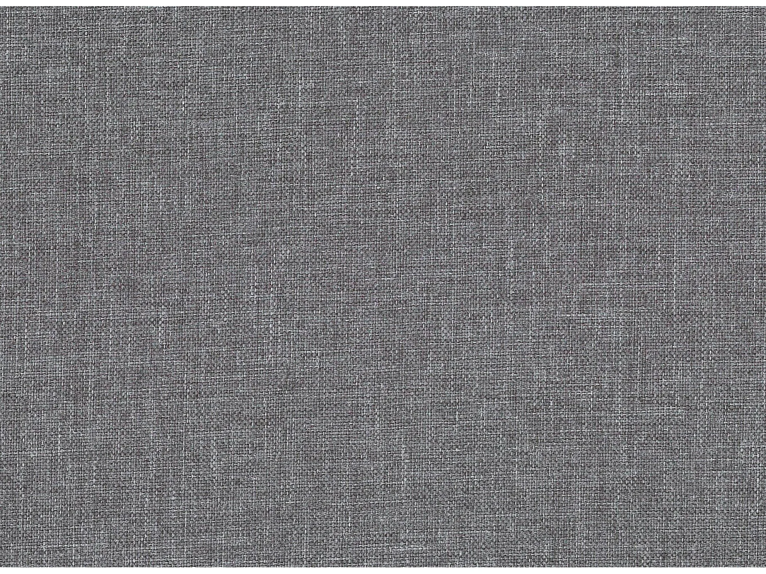 Canapé convertible angle droit tissu gris clair et simili noir Polky 272cm