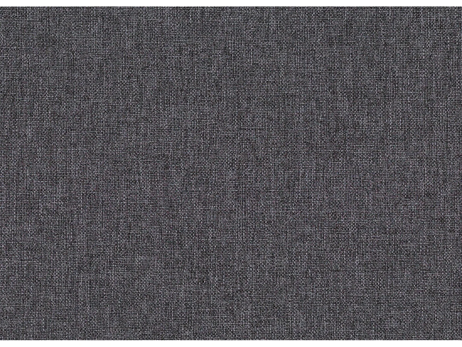 Canapé convertible angle gauche simili cuir blanc et tissu gris Polky 272cm