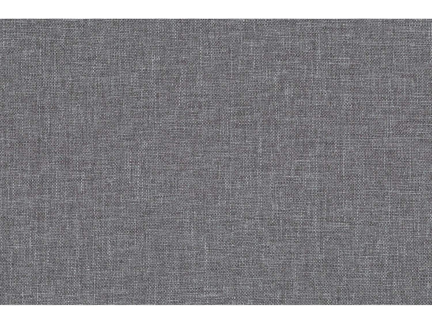 Canapé angle droit convertible tissu gris clair et simili blanc James 245cm