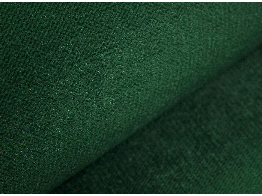 Canapé d'angle convertible et réversible velours vert foncé et simili cuir gris Zelly 237cm