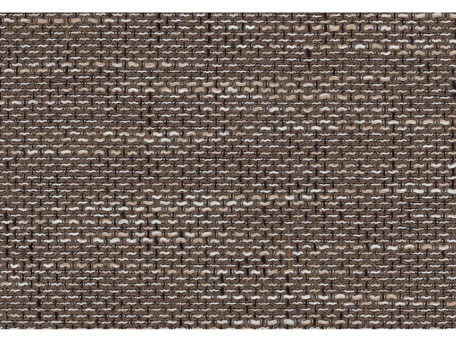 Canapé angle gauche convertible tissu beige clair chiné et simili blanc James 245cm