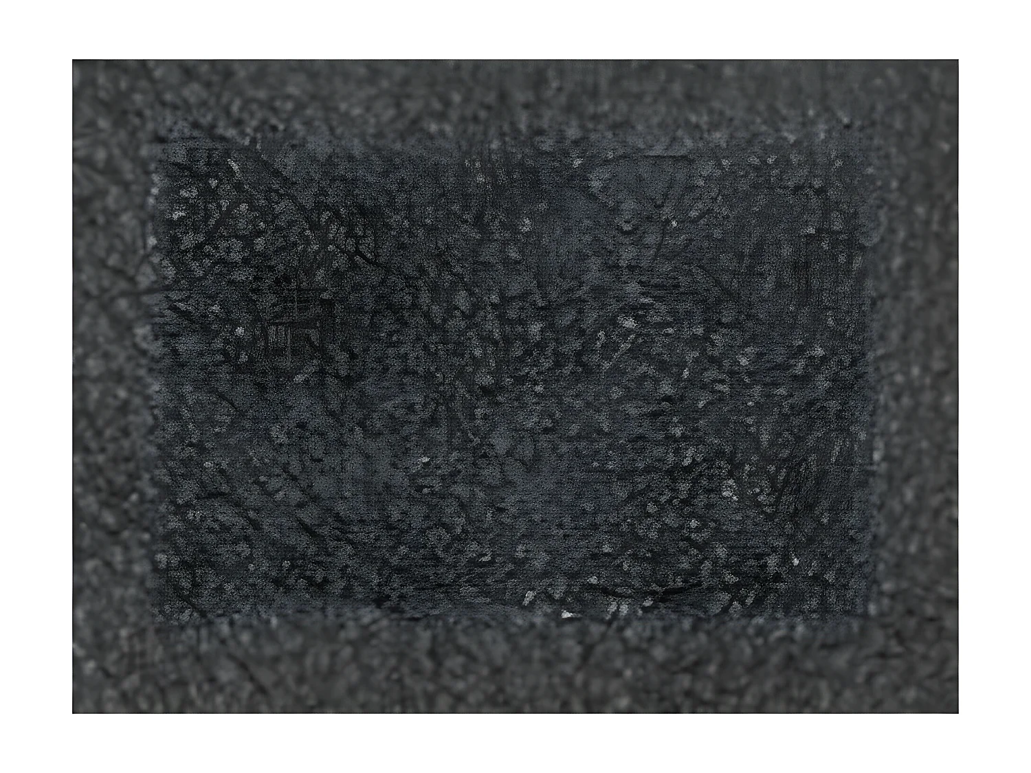 Canapé de relaxation en nubuck gris foncé Korsa-1 place manuel