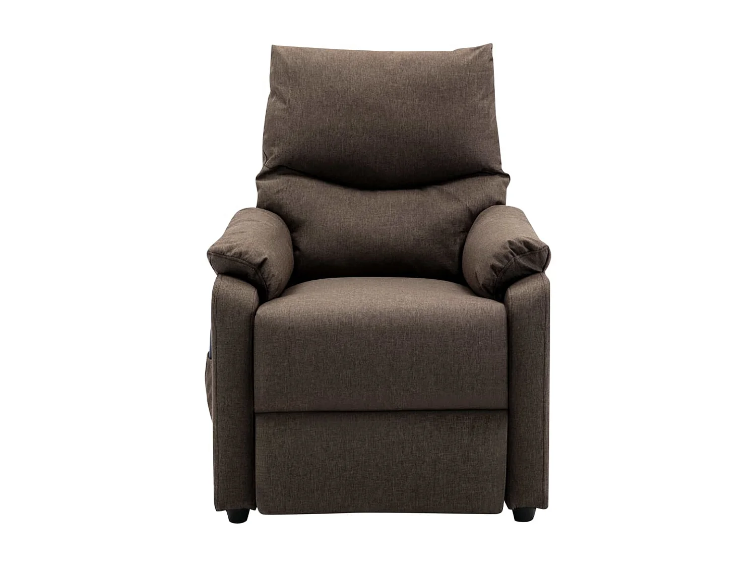 Fauteuil inclinable de massage Marron Tissu 10