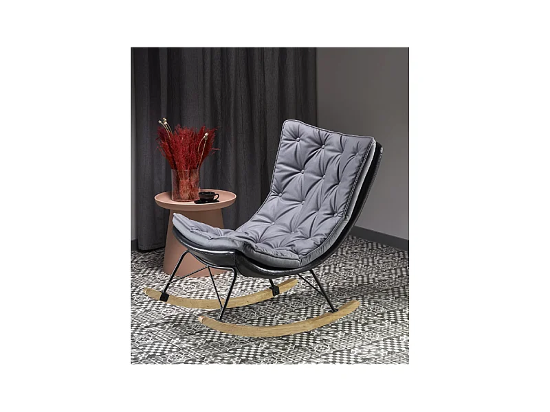 Relax Poltrona Indigo/Similpelle/Nero