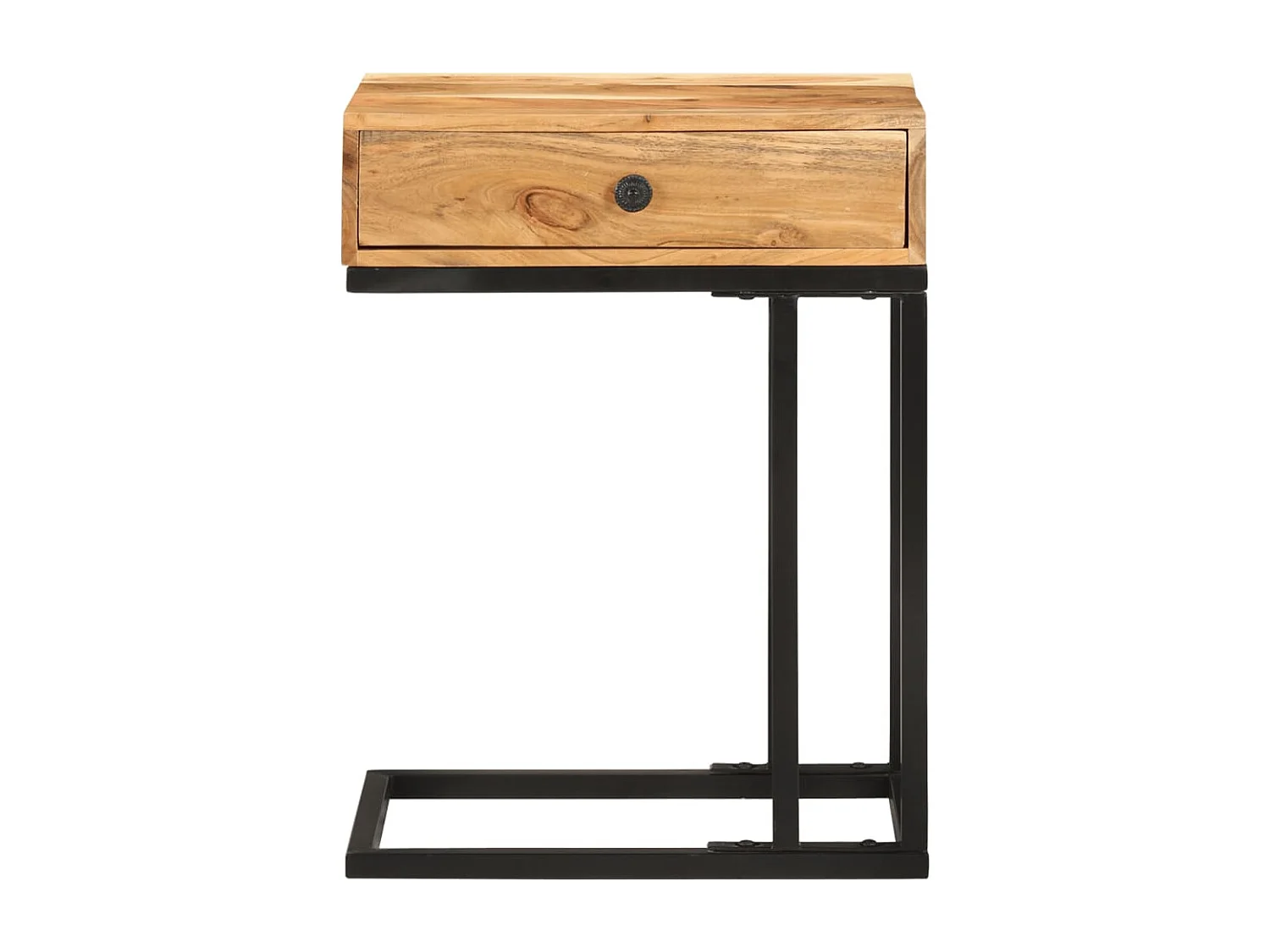 Table d'appoint en forme d'U 45x30x61 Bois d'acacia massif