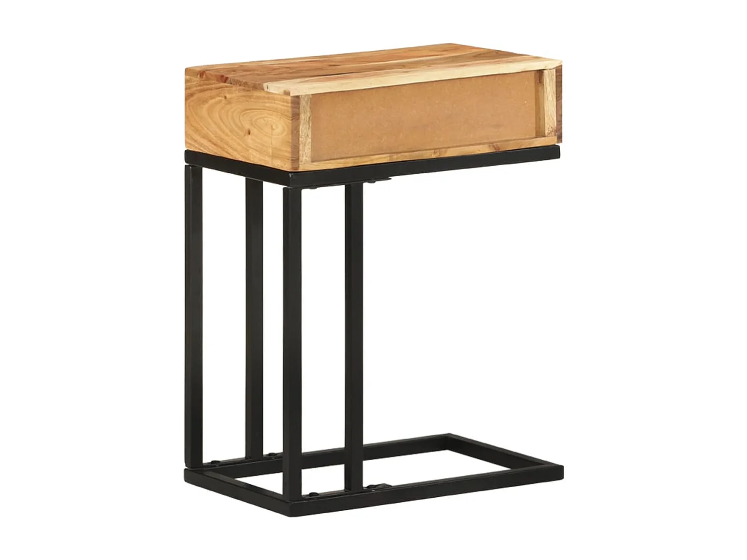 Table d'appoint en forme d'U 45x30x61 Bois d'acacia massif