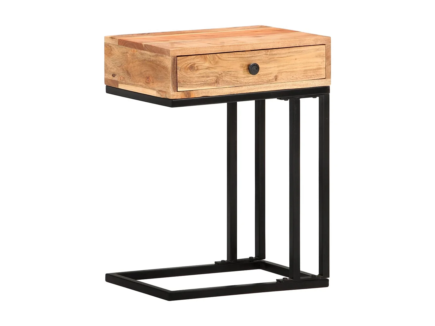 Table d'appoint en forme d'U 45x30x61 Bois d'acacia massif