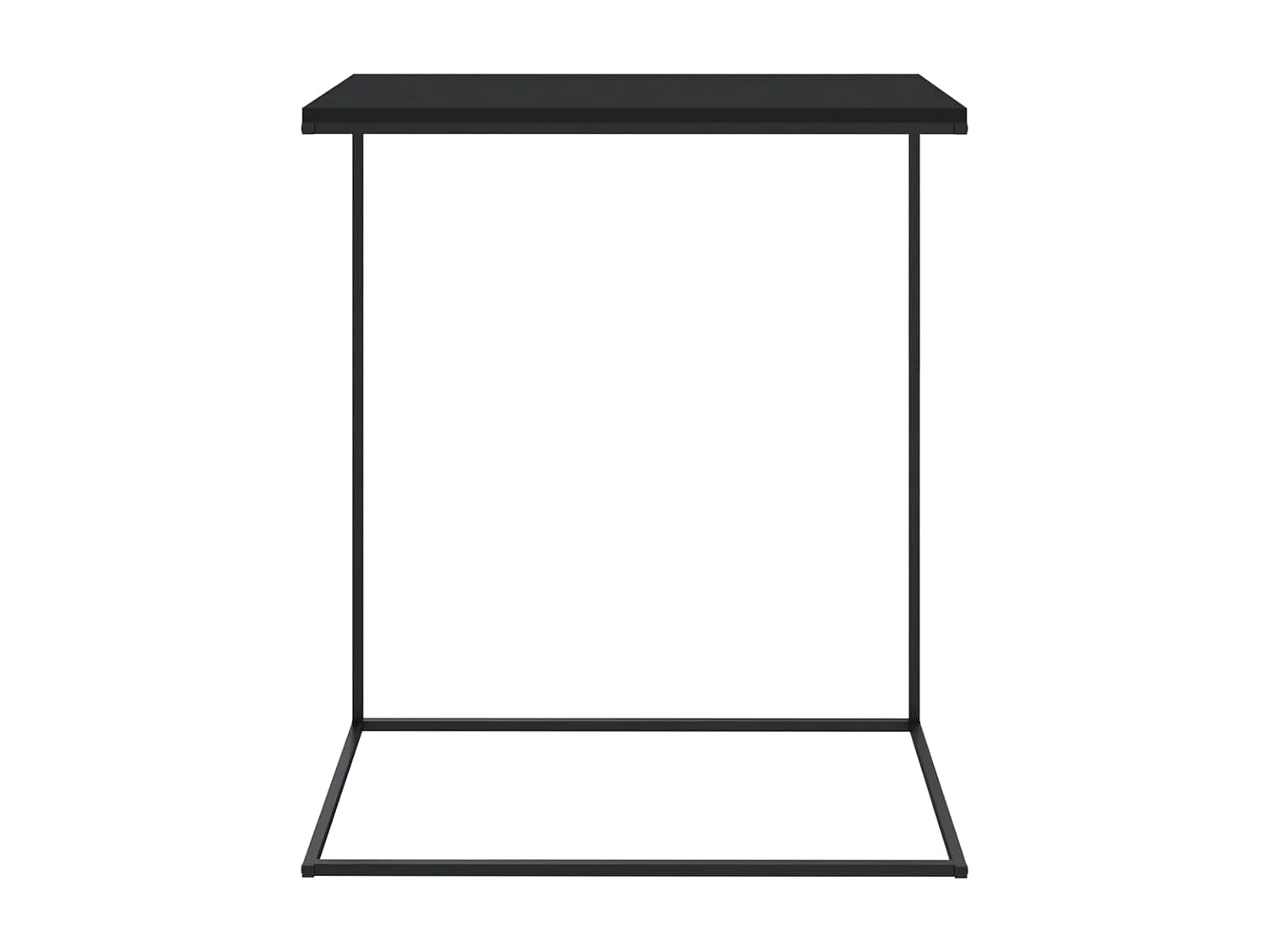 Table d'appoint Noir 55x35x66 2