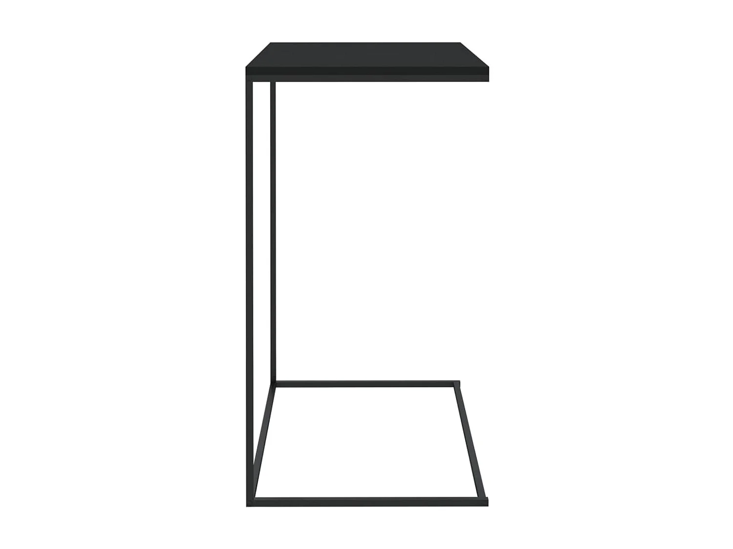 Table d'appoint Noir 55x35x66 2
