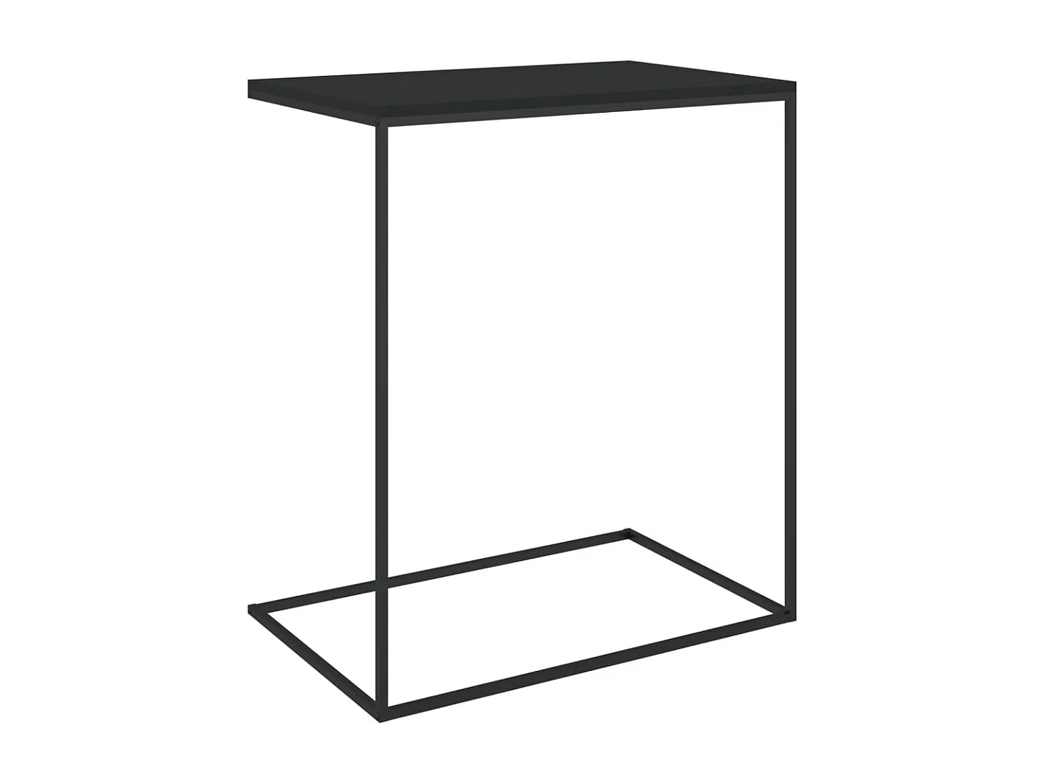 Table d'appoint Noir 55x35x66 2