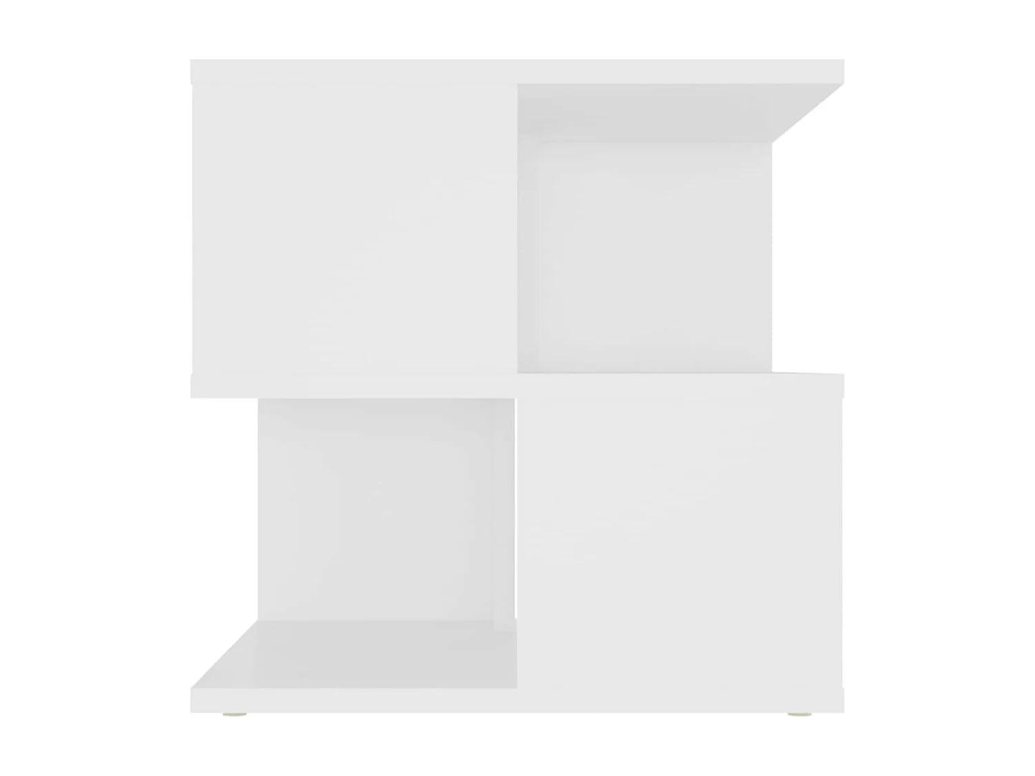 Table d'appoint Blanc 40x40x40