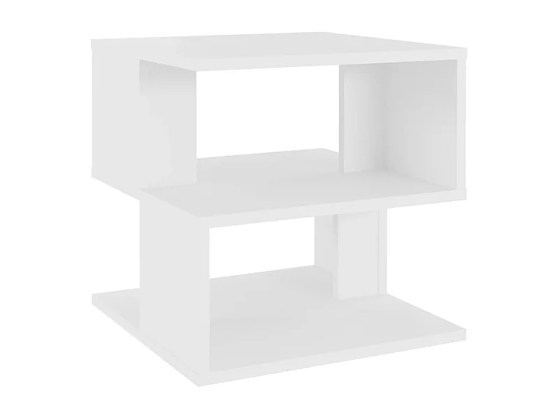 Table d'appoint Blanc 40x40x40
