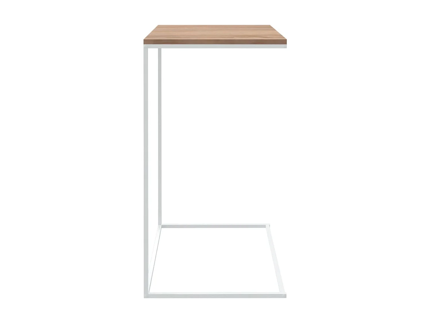 Table d'appoint Blanc 55x35x66