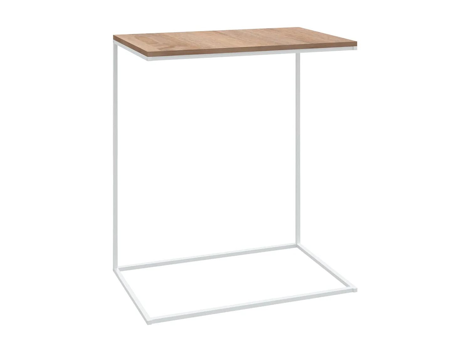 Table d'appoint Blanc 55x35x66