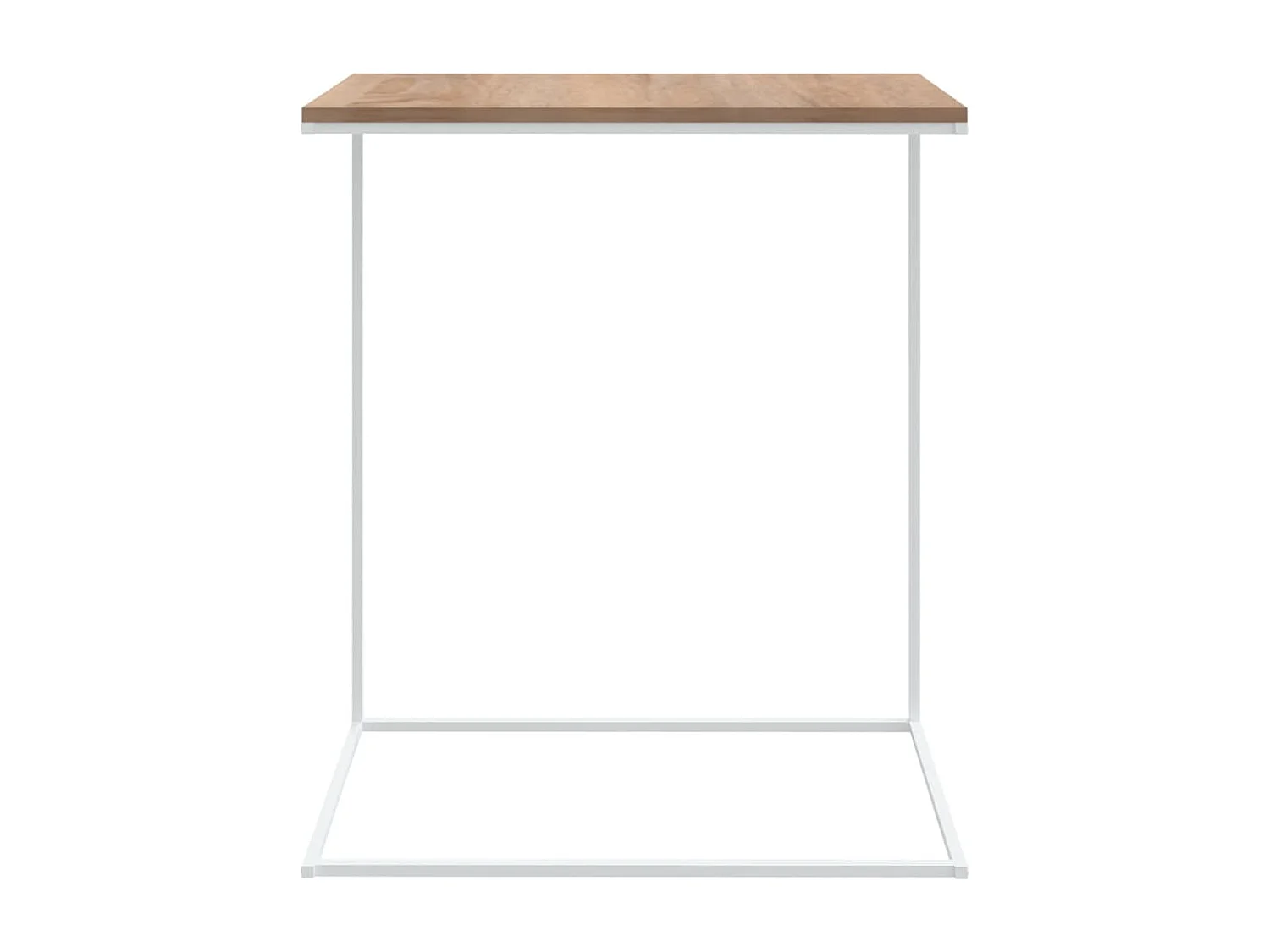 Table d'appoint Blanc 55x35x66