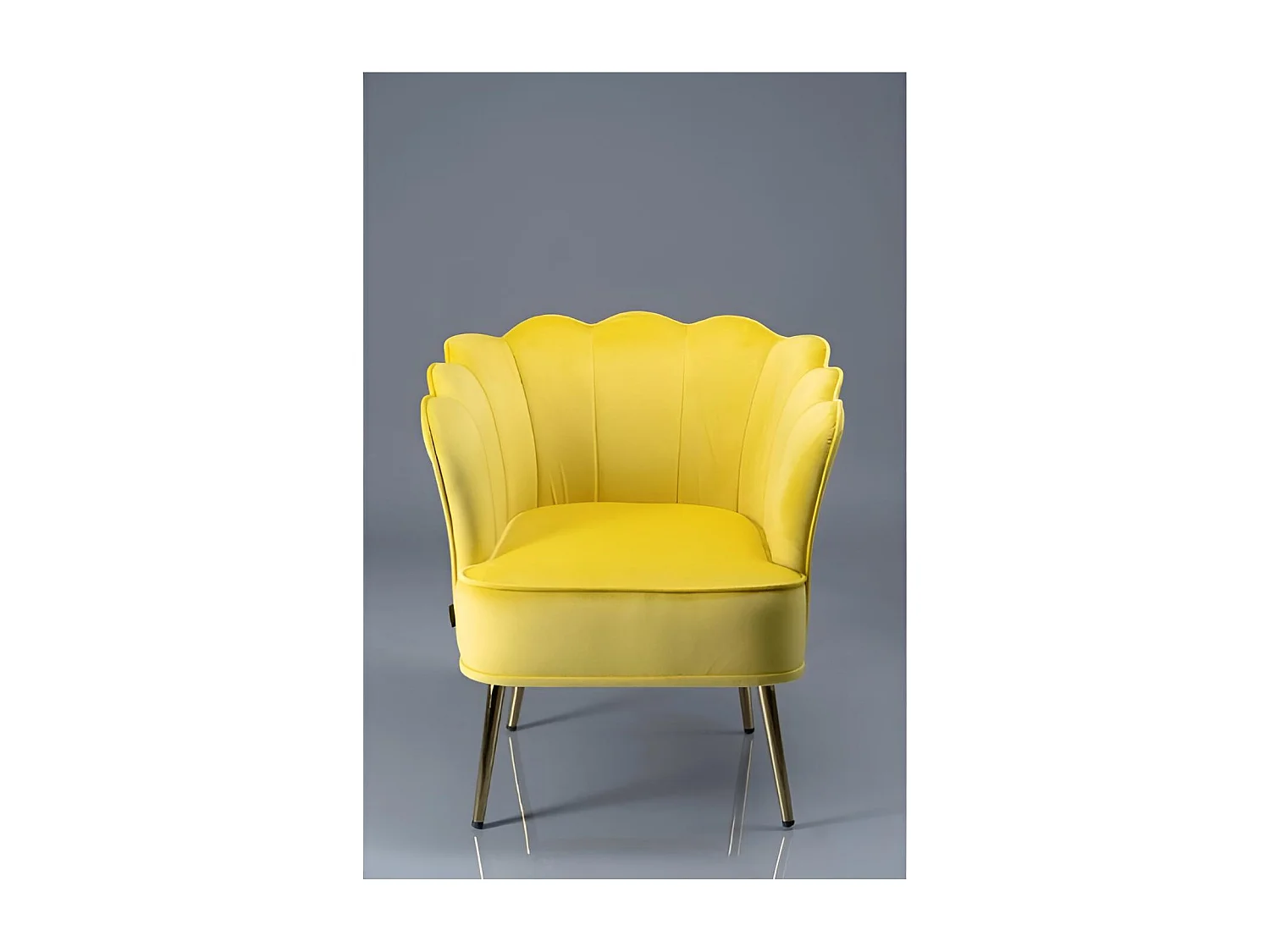 Relax Poltrona Fine/Tessuto/Giallo