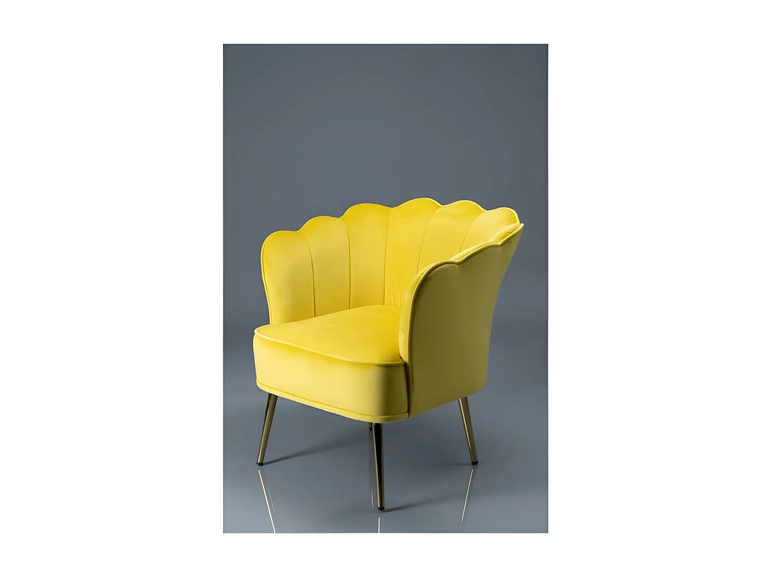 Relax Poltrona Fine/Tessuto/Giallo