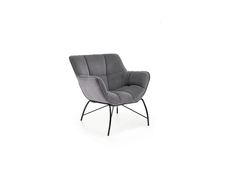 Relax Fauteuil Belton Basic/Tissu/Gris