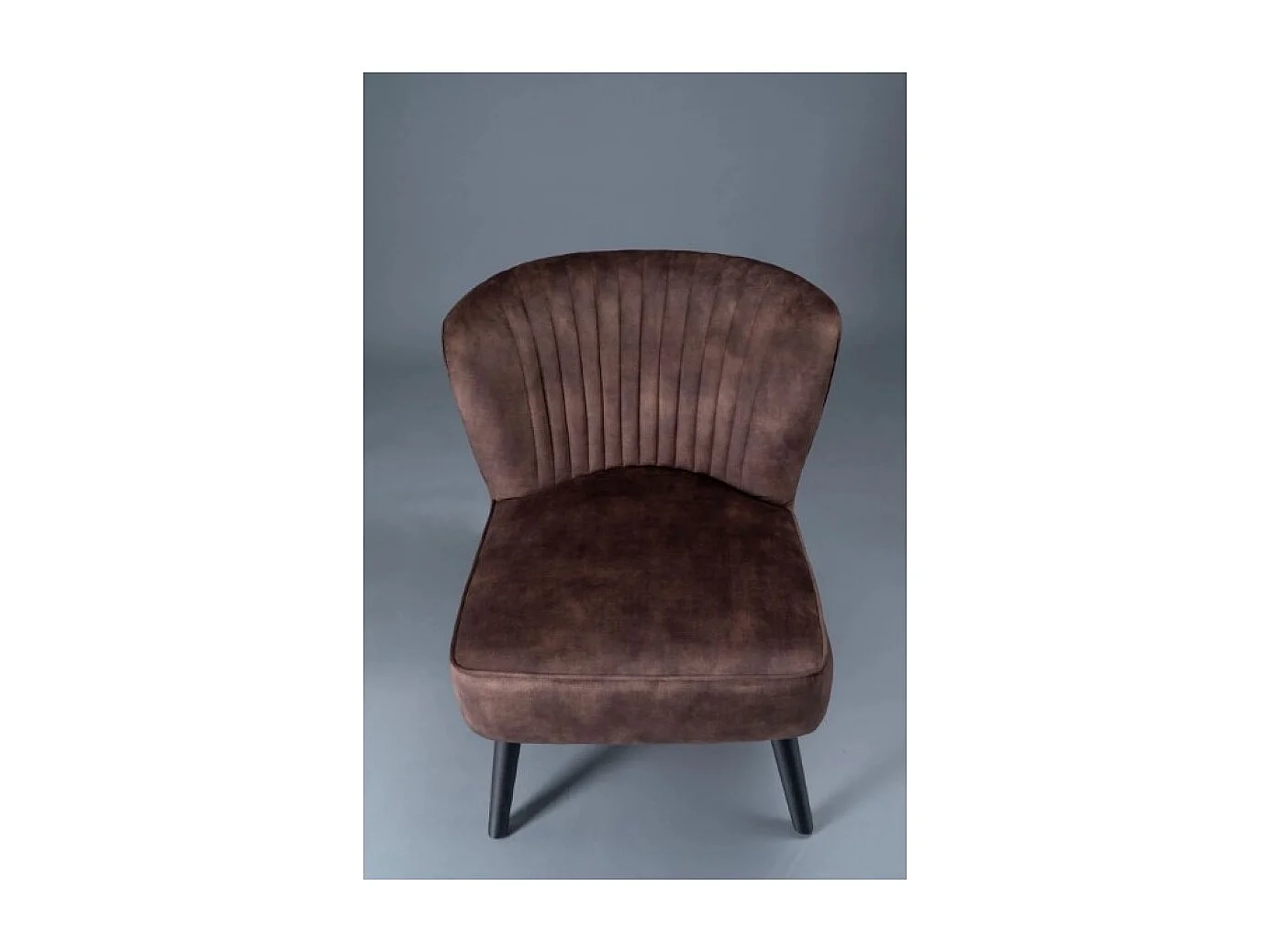Fauteuil Tina/Tissu/Marron