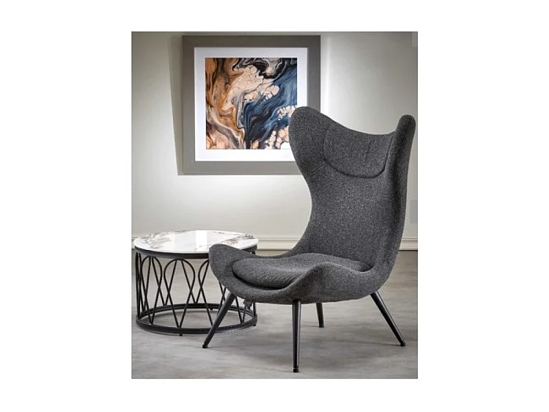 Fauteuil Atlantis/Tissu/Gris