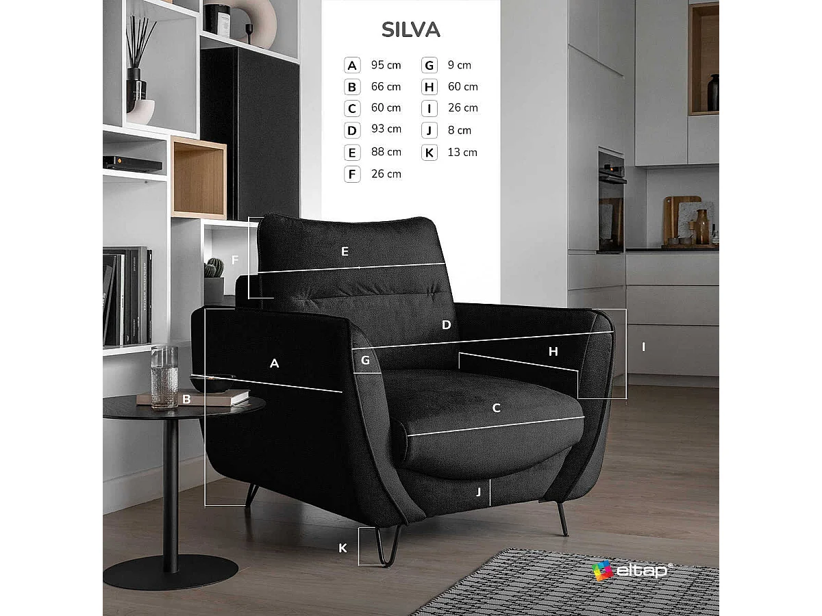 Fauteuil Malia/Tissu/Rose