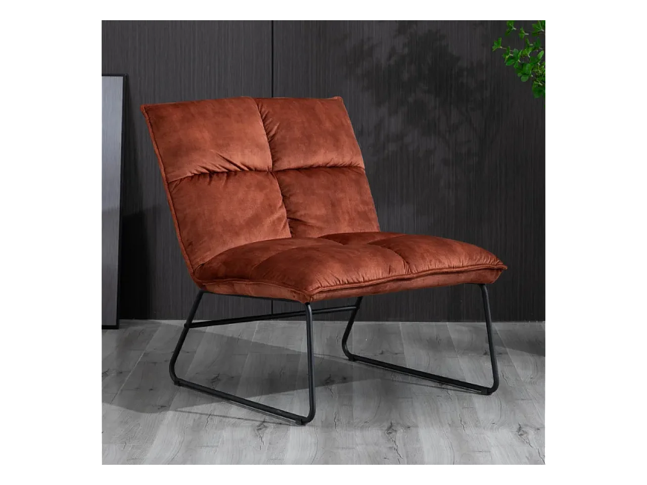 Relax Fauteuil Ruby/Tissu/Marron