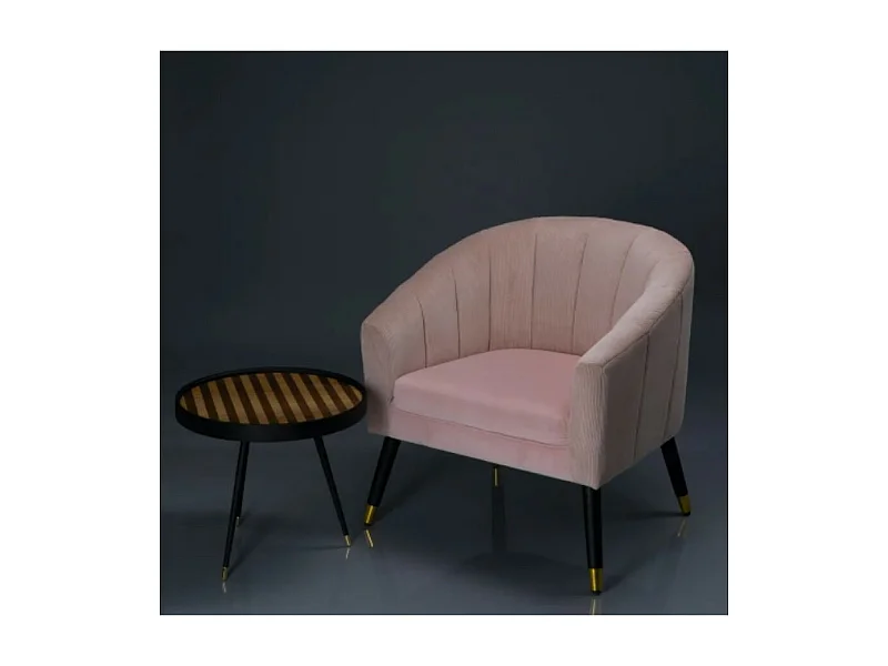 Fauteuil Pink/Tissu/Rose