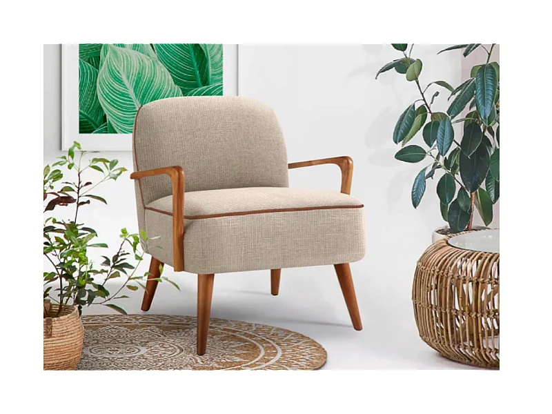 Relax Sessel Pastro/Stoffbezug/Beige