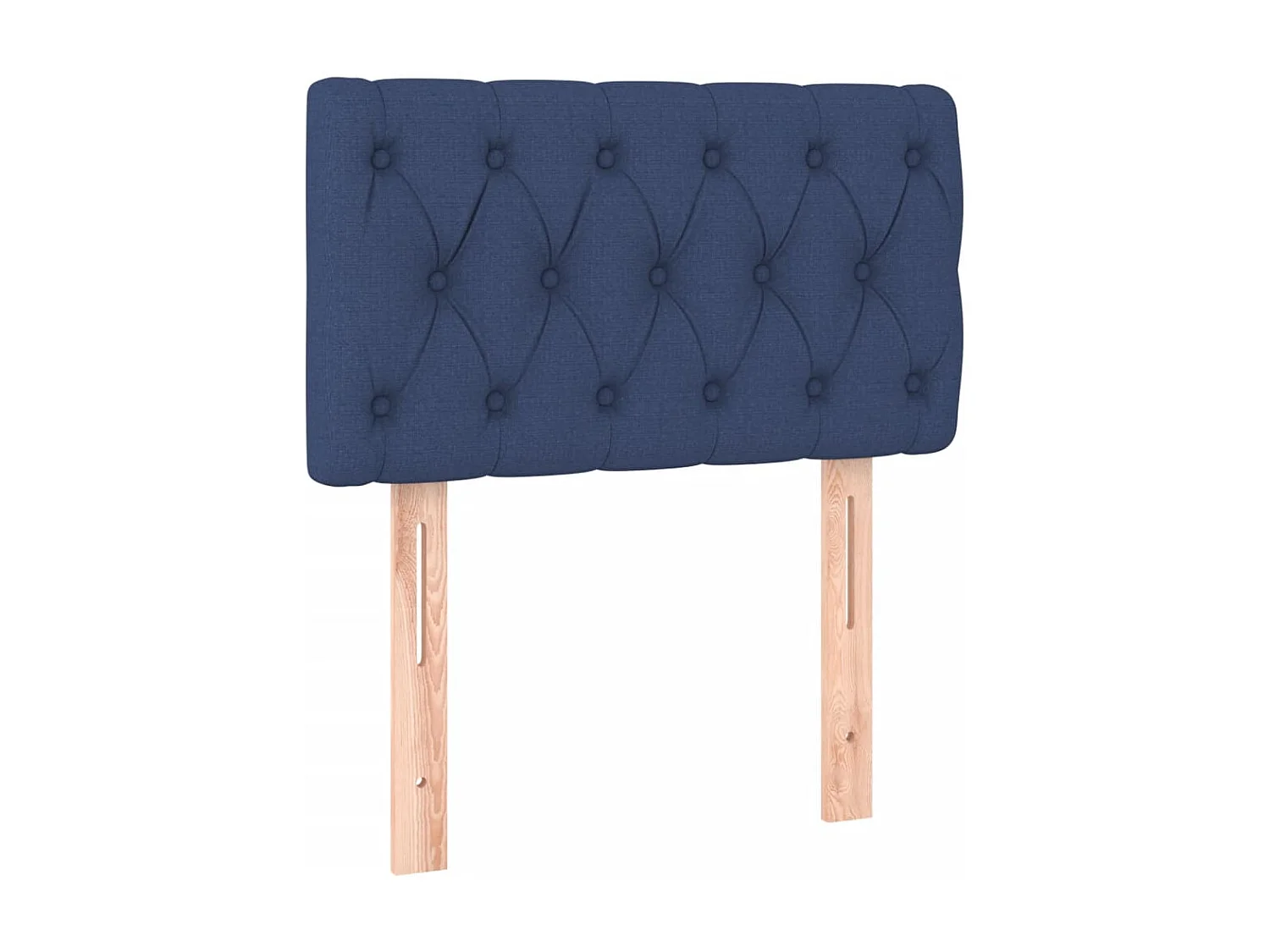 Lit à sommier tapissier avec matelas et LED Bleu 80x200 Tissu 2