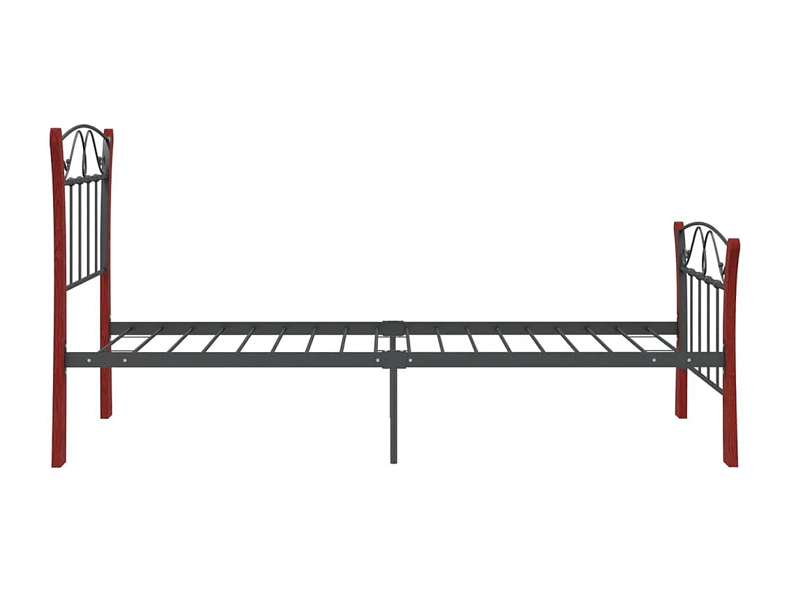 Lit Noir Métal 90x200 3