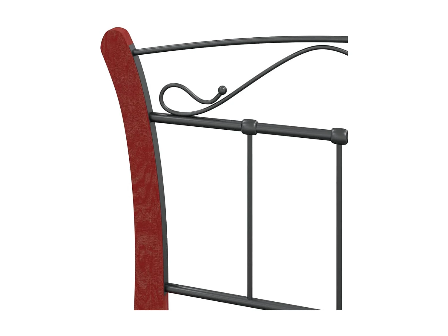 Lit Noir Métal 90x200 3