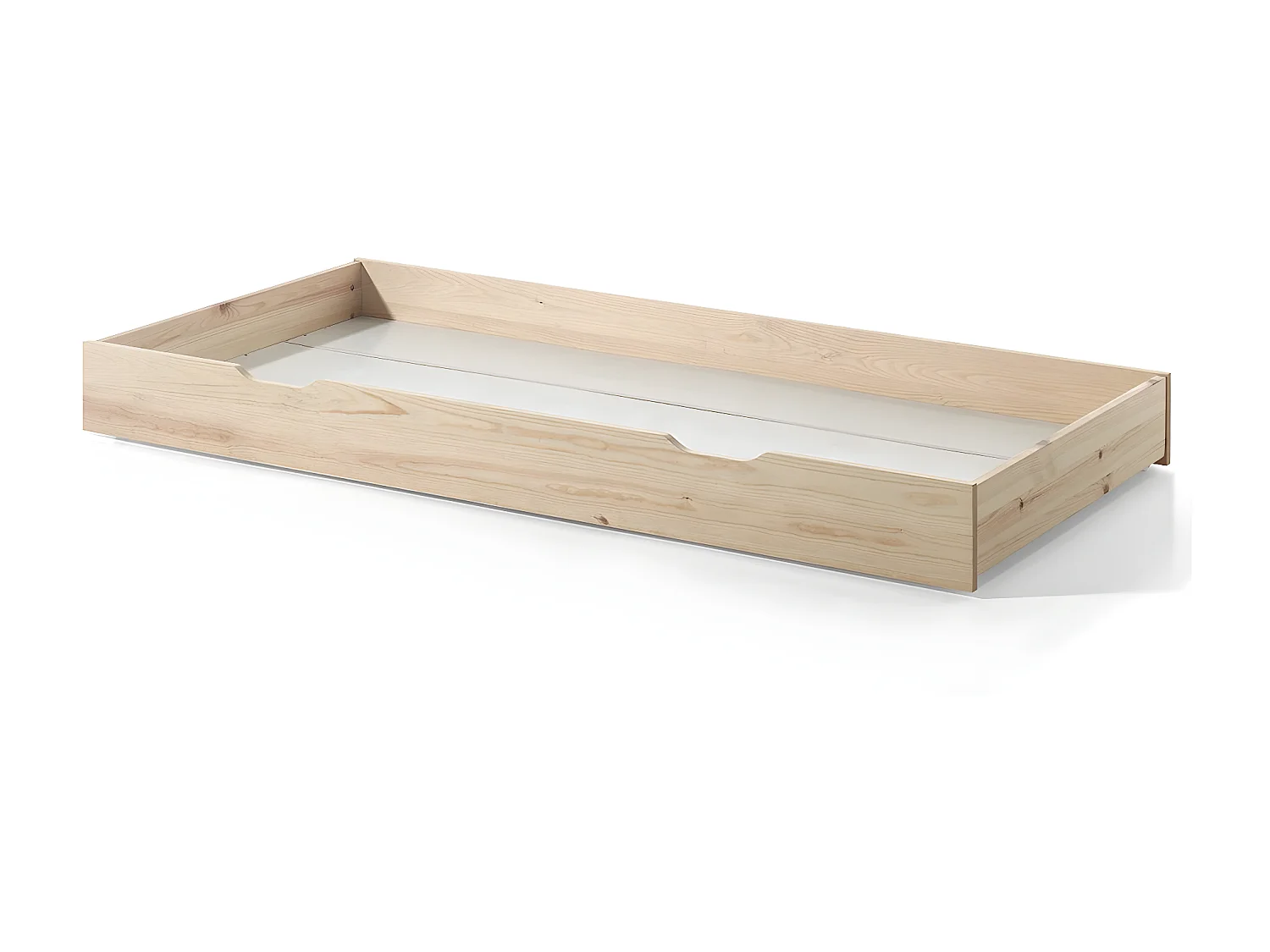 Pack - Lit Enfant, Tiroir & Voile "Dallas II" 90x200cm Naturel