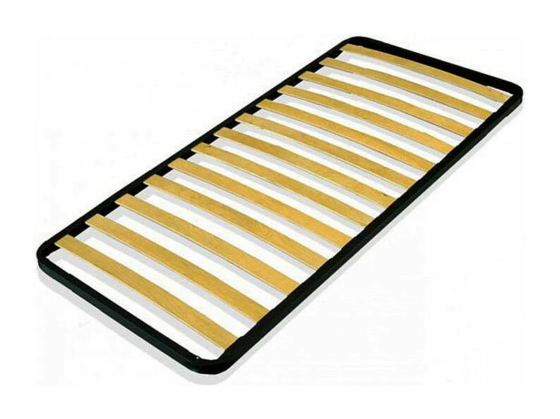 Lit adulte moderne avec coussins rembourrés simili cuir Anja-Couleur Blanc-80x190-Option Avec sommier