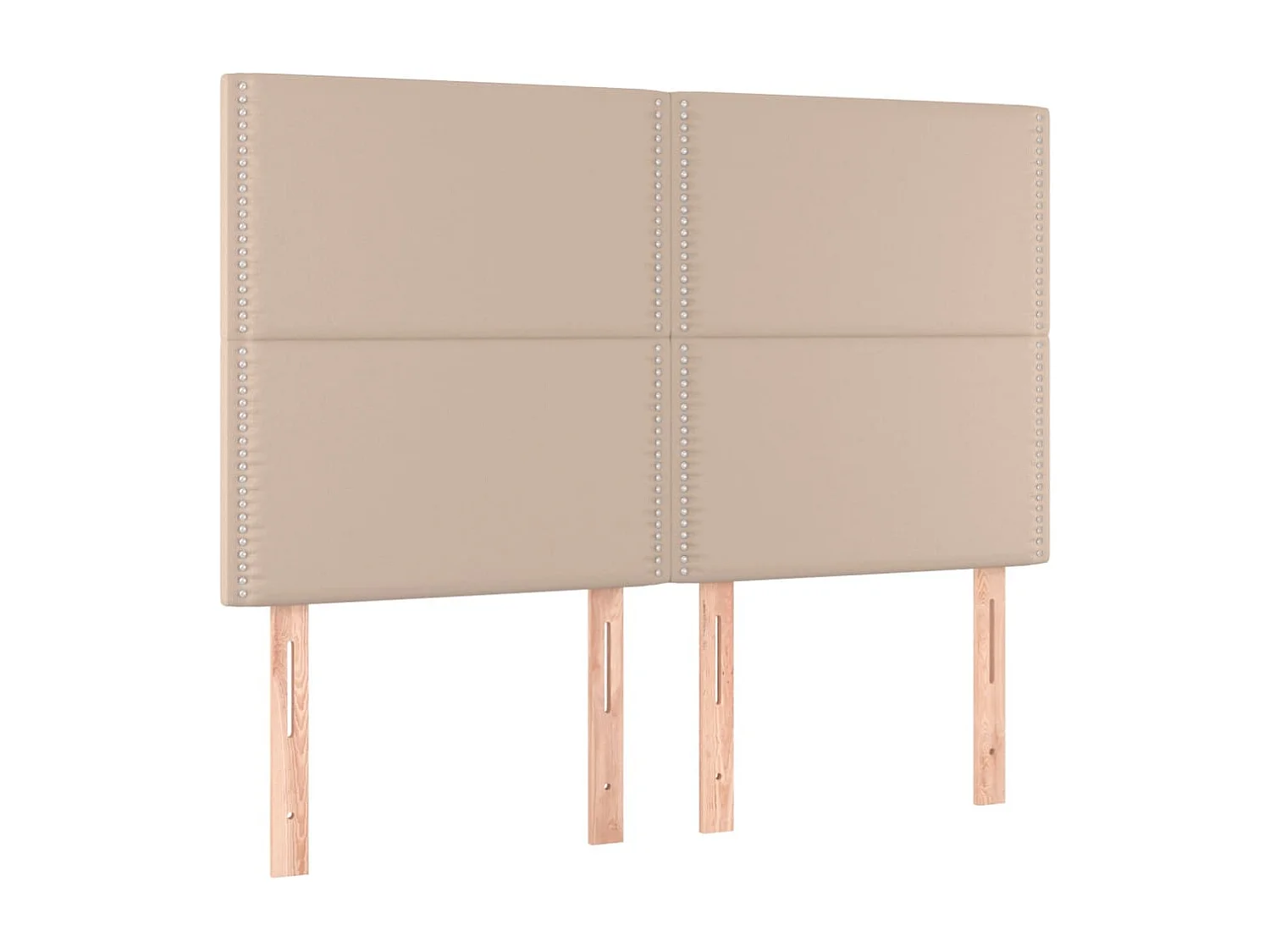 Lit à sommier tapissier avec matelas Cappuccino 140x200