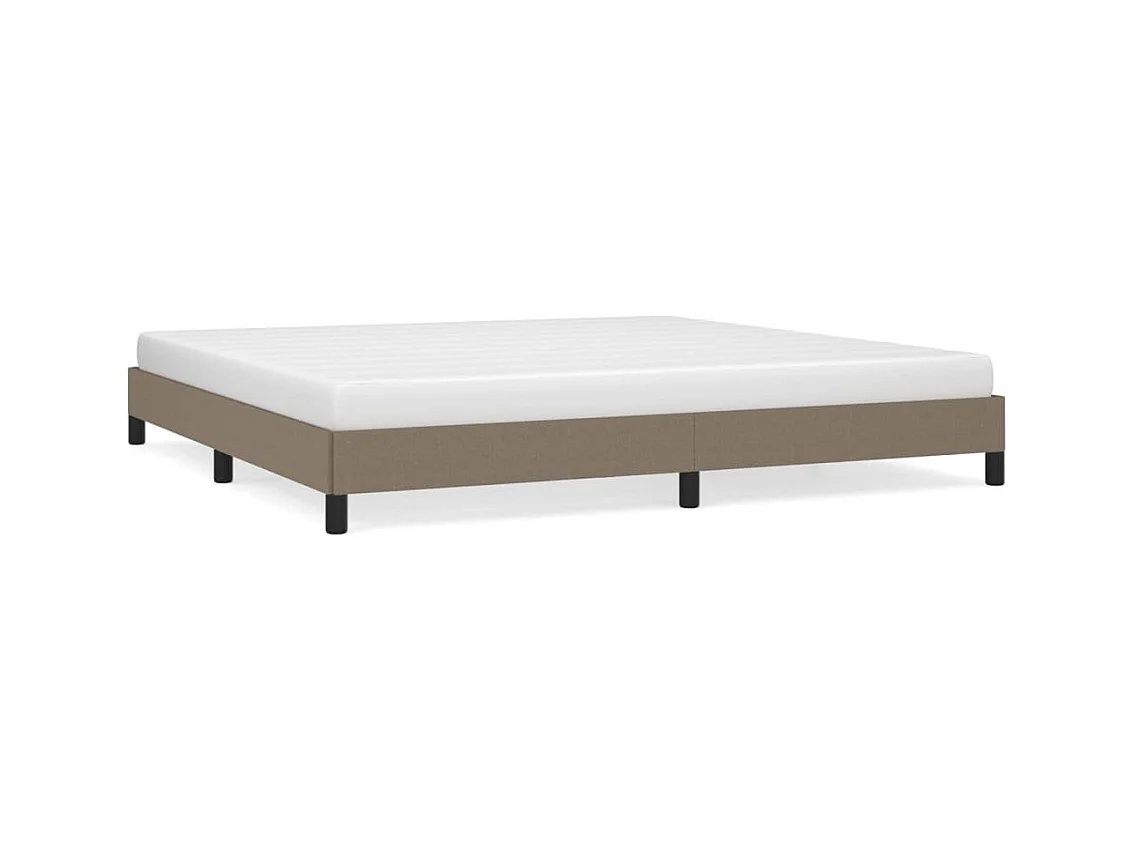 Lit Taupe 200x200 Tissu