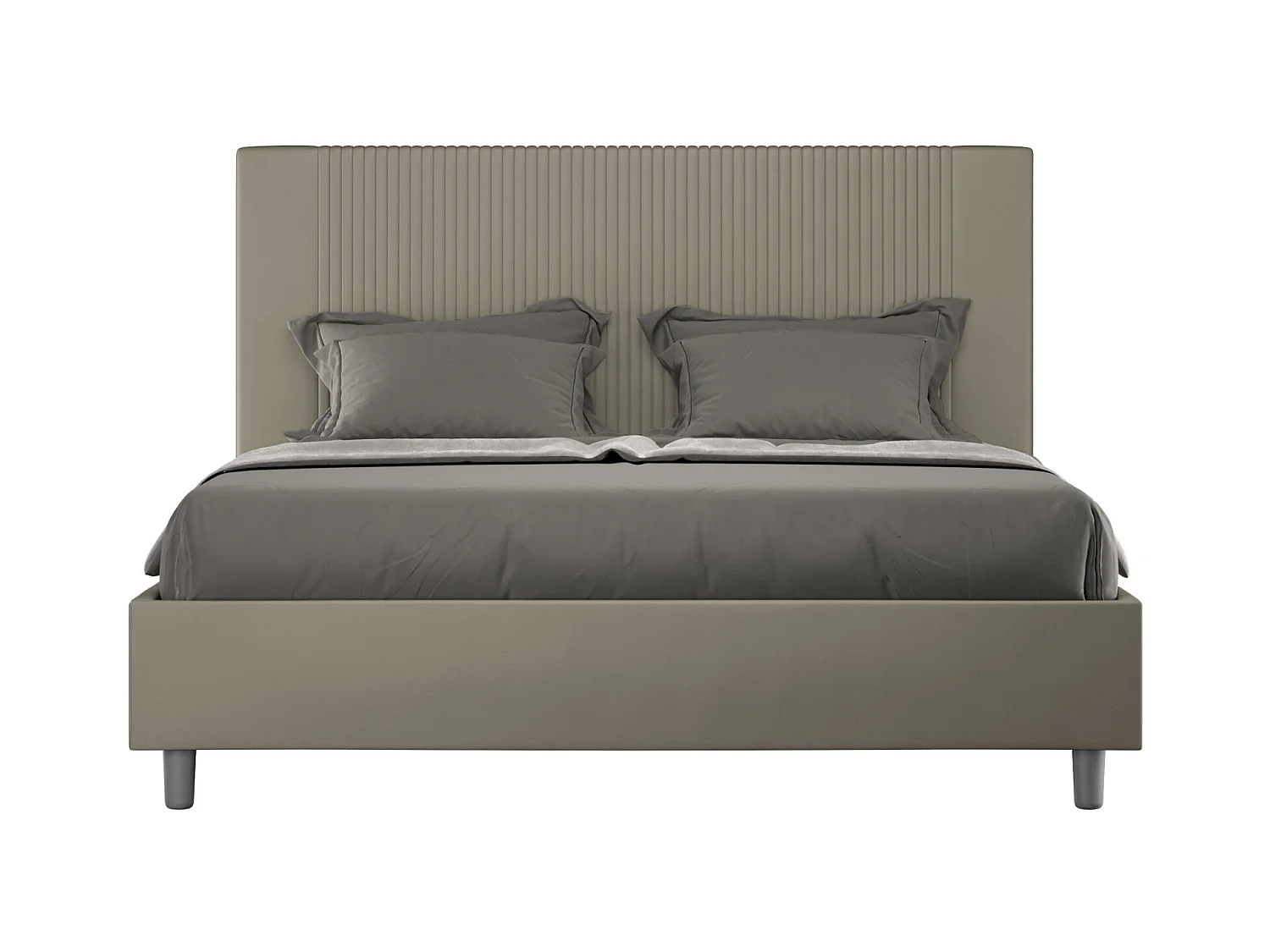 Doppeltes Hochbett mit Stauraum, gepolstert, 160 x 200 Mikrofaser, grüner Tee Nandy