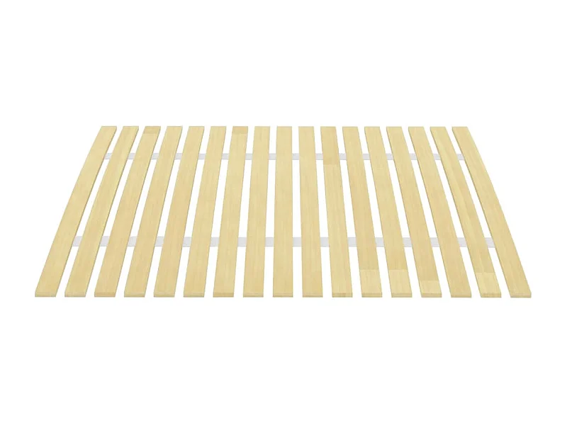 Sommier à lattes en bois de peuplier massif - Confort pour des nuits paisibles-100x200