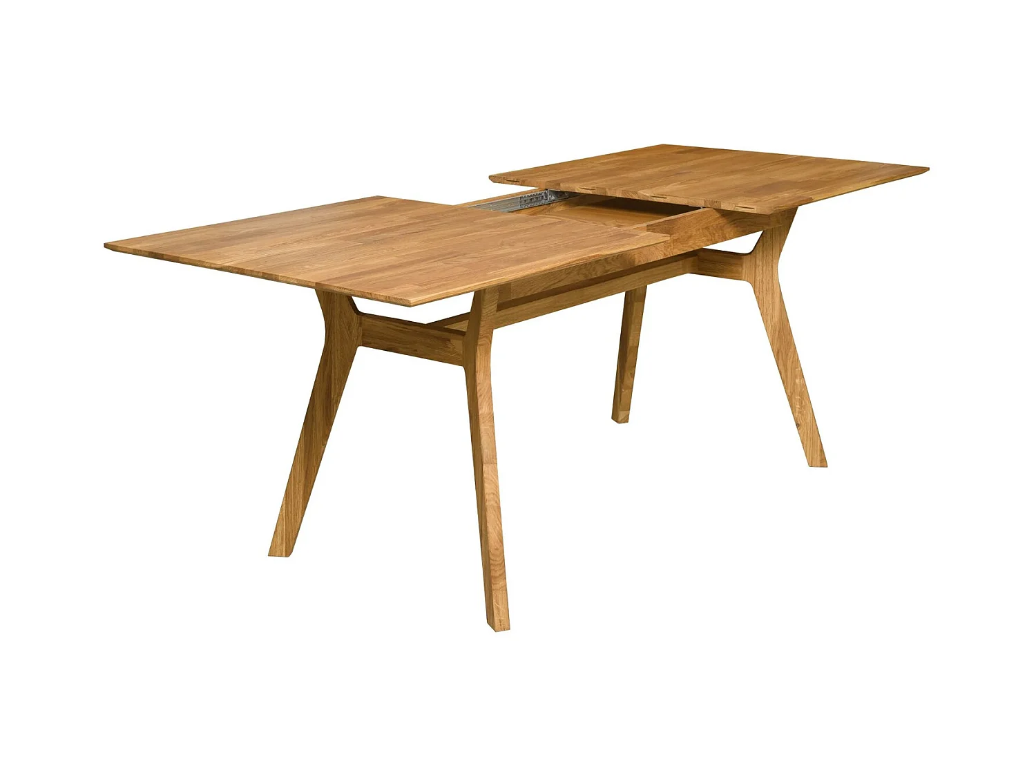 Osword uitschuifbare massief eikenhouten tafel 170 tot 210 cm