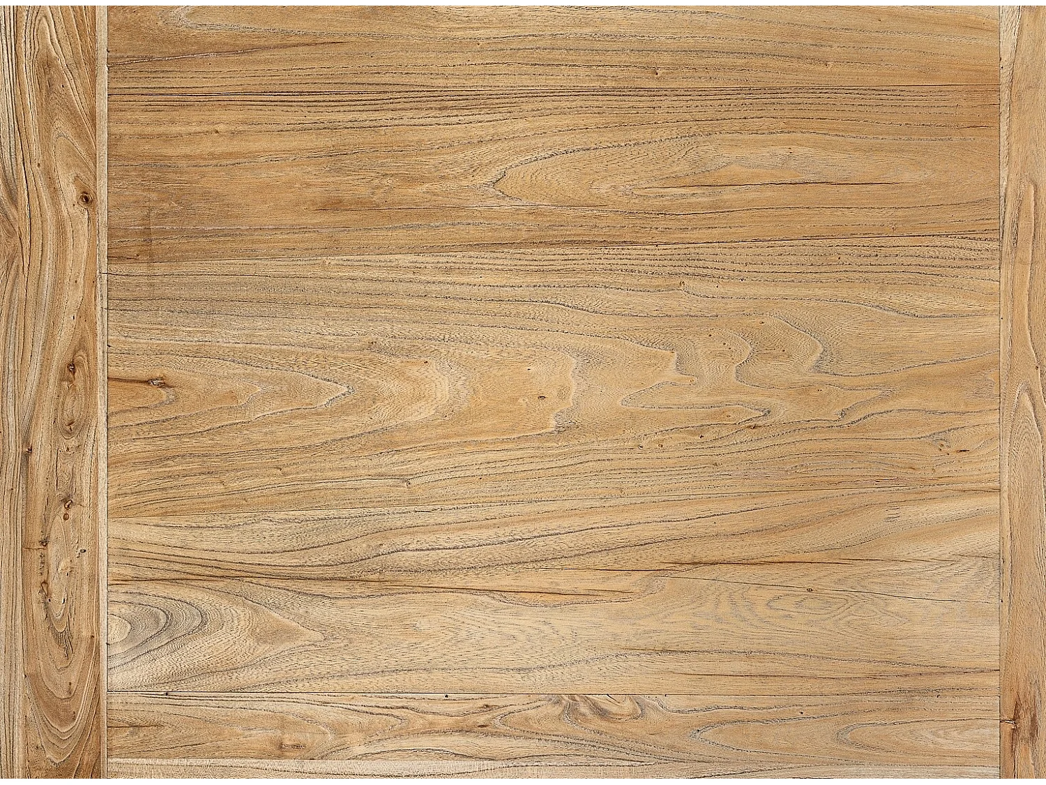 Bukila mesa de comedor rectangular extensible de madera maciza de olmo 200/280 cm-Ancho extensible 180x240cm