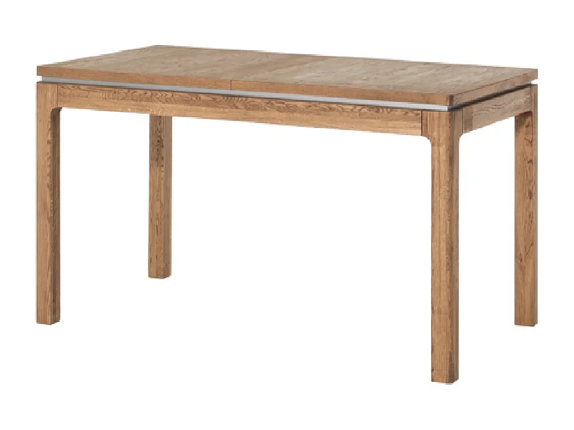 Mesa de comedor Manky extensible de 160 a 250 cm en madera rústica de roble