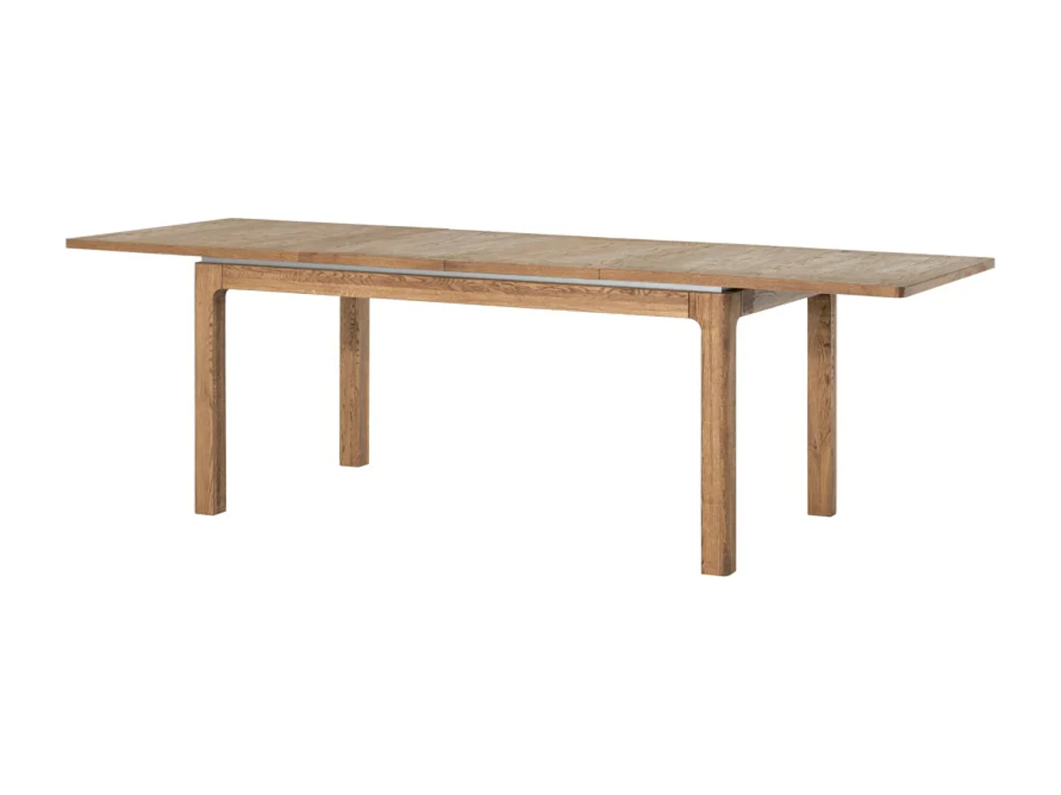 Mesa de comedor Manky extensible de 160 a 250 cm en madera rústica de roble