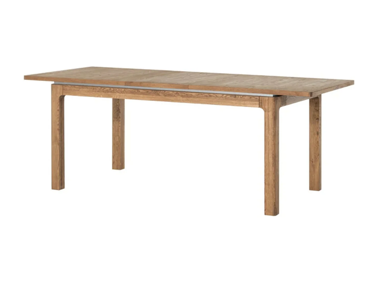 Mesa de comedor Manky extensible de 160 a 250 cm en madera rústica de roble